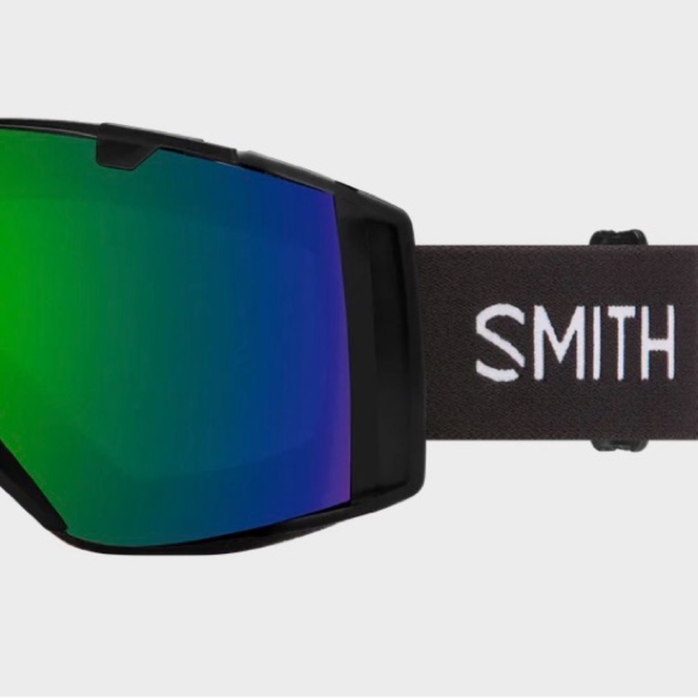 SMITH Ski/Snow Goggles in Silver with Teal Lens Accents - Picture 3 of 3